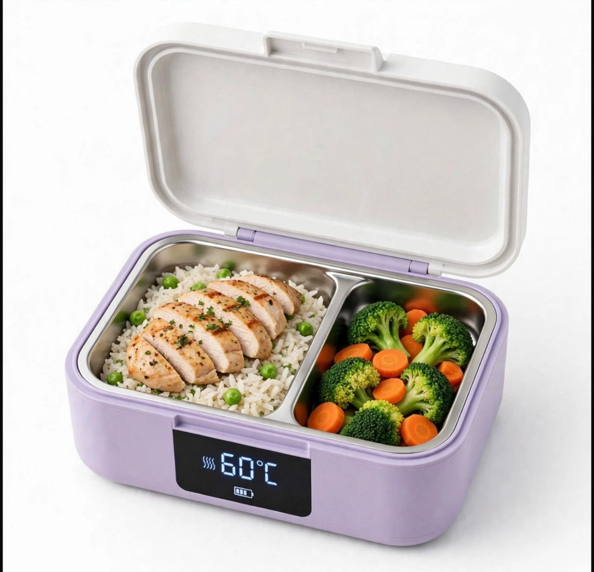 AuraBox PRO - Scaldavivande Ricaricabile Senza Fili